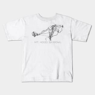 Mt Hood Skibowl Resort 3D Kids T-Shirt